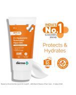 the derma co 1% hyaluronic acid sunscreen- 80g