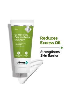 Oil-Free Daily Face Moisturizer With Hyaluronic Acid, Ceramides & Multivitamins for Non-Greasy & Hydrated Skin - 100g