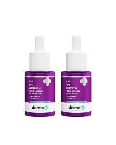 10% Vitamin C Face Serum with 5% Niacinamide & Hyaluronic Acid - 30ml (Pack of 2)