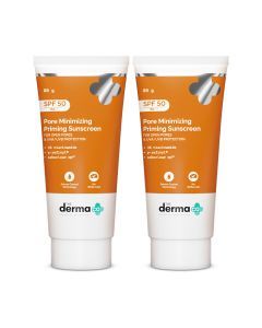 Pore Minimizing Priming Sunscreen For Open Pores & UVA/UVB Protection - 80g (Pack of 2)