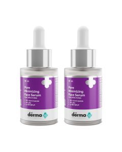 Pore Minimizing Face Serum with 4% Niacinamide, 5% PHA and  p-REFINYL® for Open Pores - 30 ml (Pack of 2)