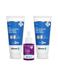 Clear Skin Starter Duo (Sali-Cinamide Anti-Acne Face Wash + 10% Vitamin C Face Serum)