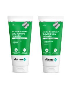 5% Nia-Ceramide Daily Hydrating Moisturizer with 5% Niacinamide & 2% Ceramide - 100g (Pack of 2)